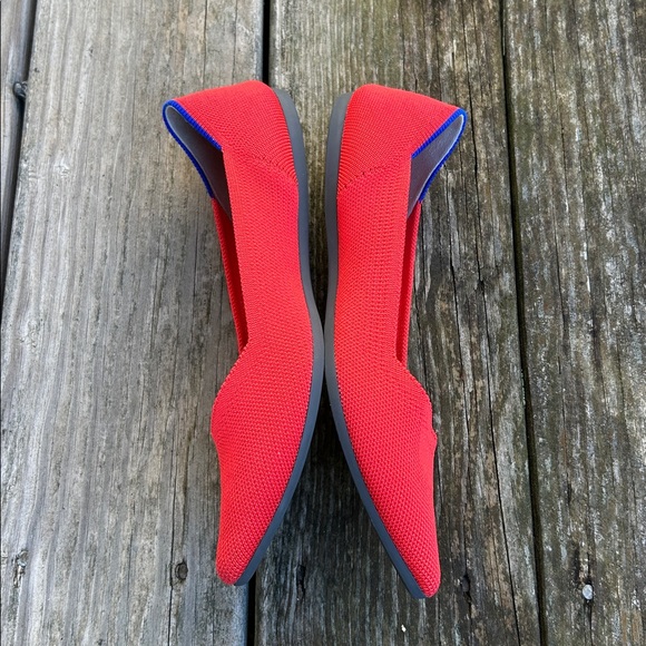 Rothy’s The Point Flame Red 8.5 - Picture 8 of 13